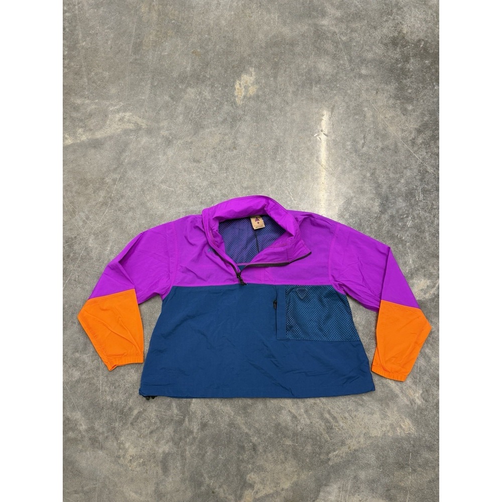 Nike Womens M ACG NRG Packable Anorak Jacket BQ3615-551 Vivid Purple/blue Force